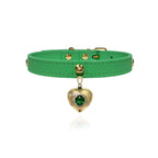 Forest Green Crystal Jewelry Collar