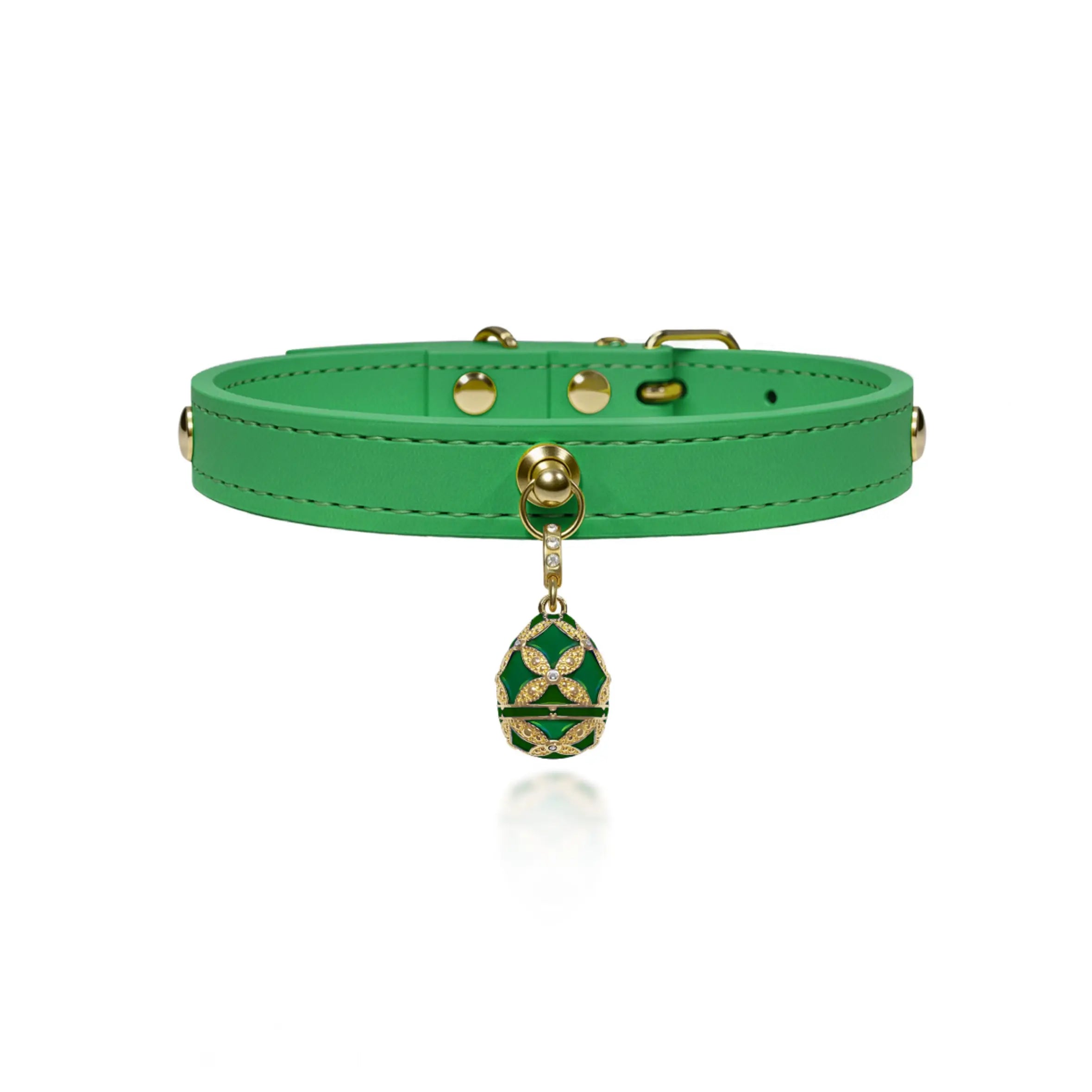 Forest Green Crystal Jewelry Collar