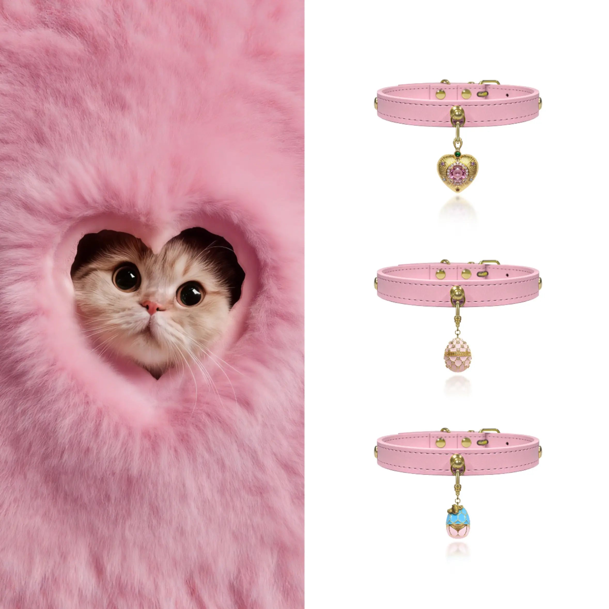 Creamy Pink Crystal Jewelry Collar