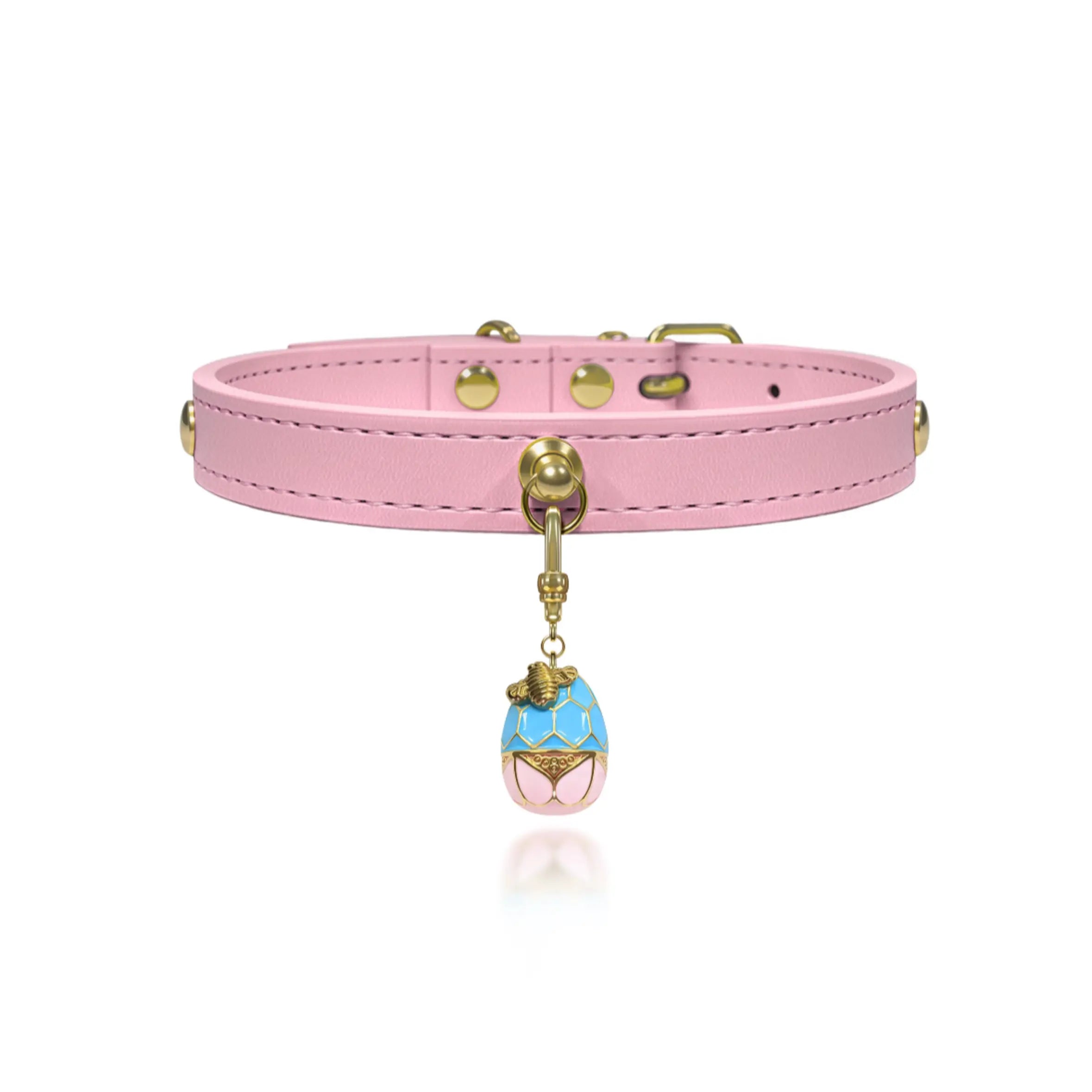 Creamy Pink Crystal Jewelry Collar