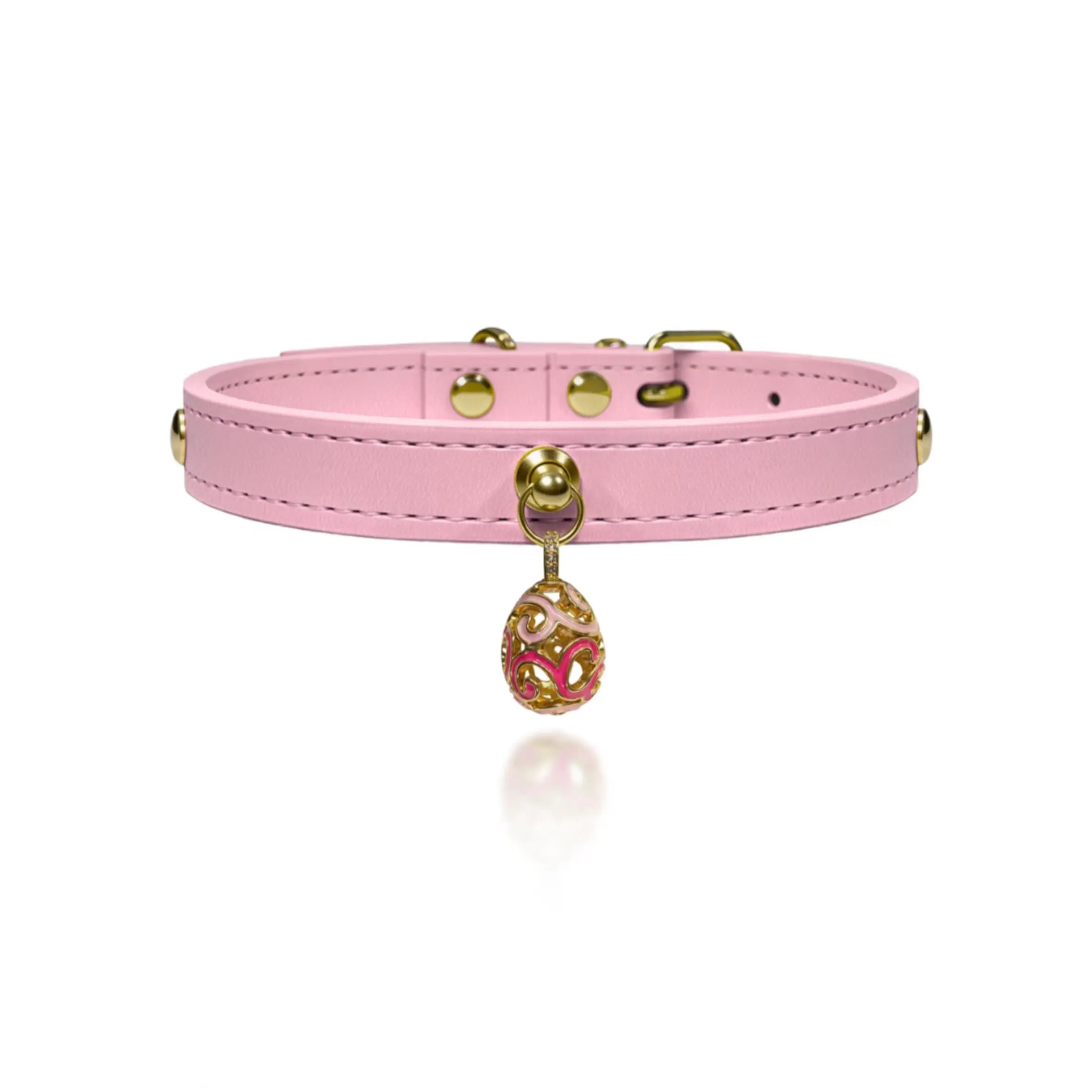 Creamy Pink Crystal Jewelry Collar