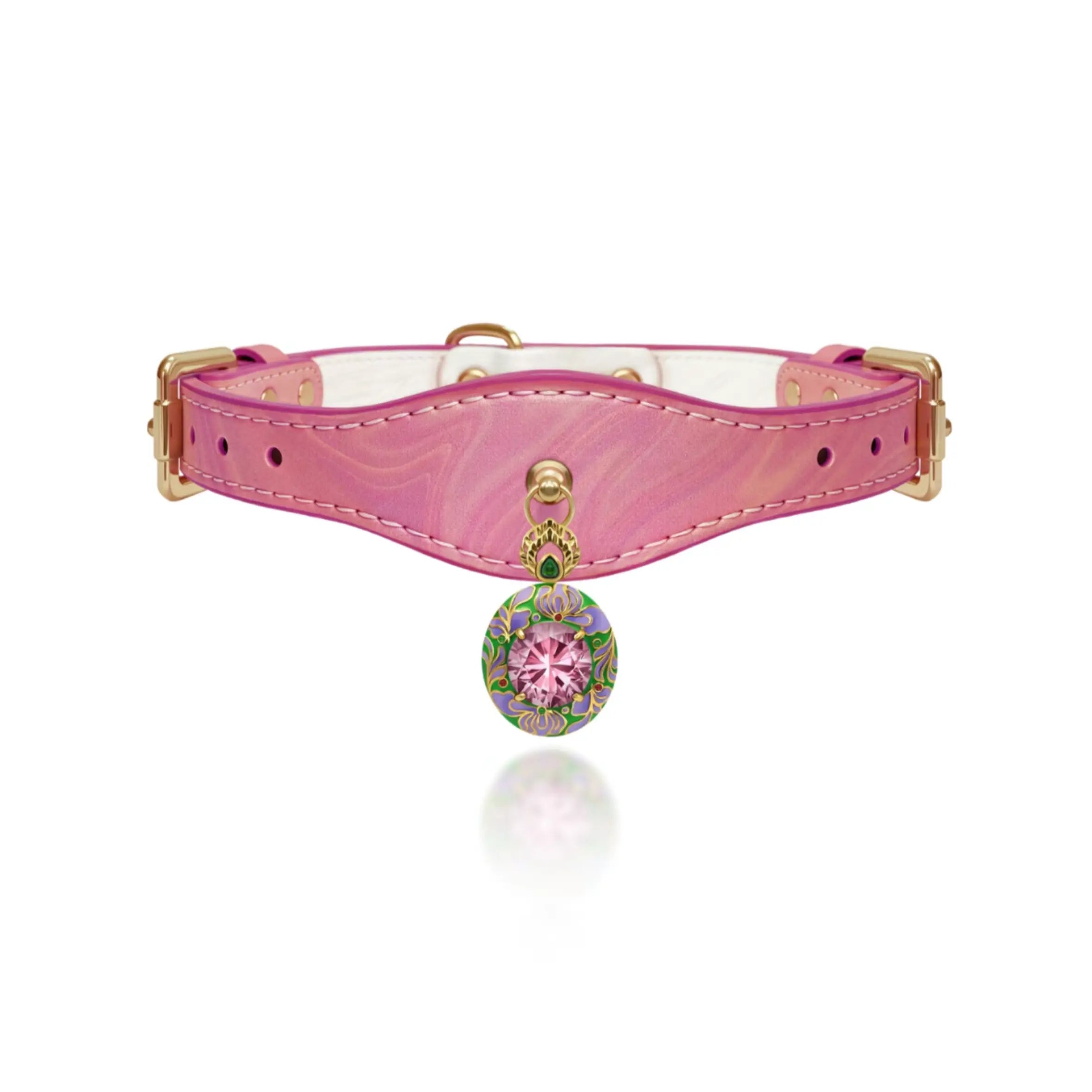 Sakura Pink Crystal Jewelry Collar