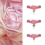 Sakura Pink Crystal Jewelry Collar