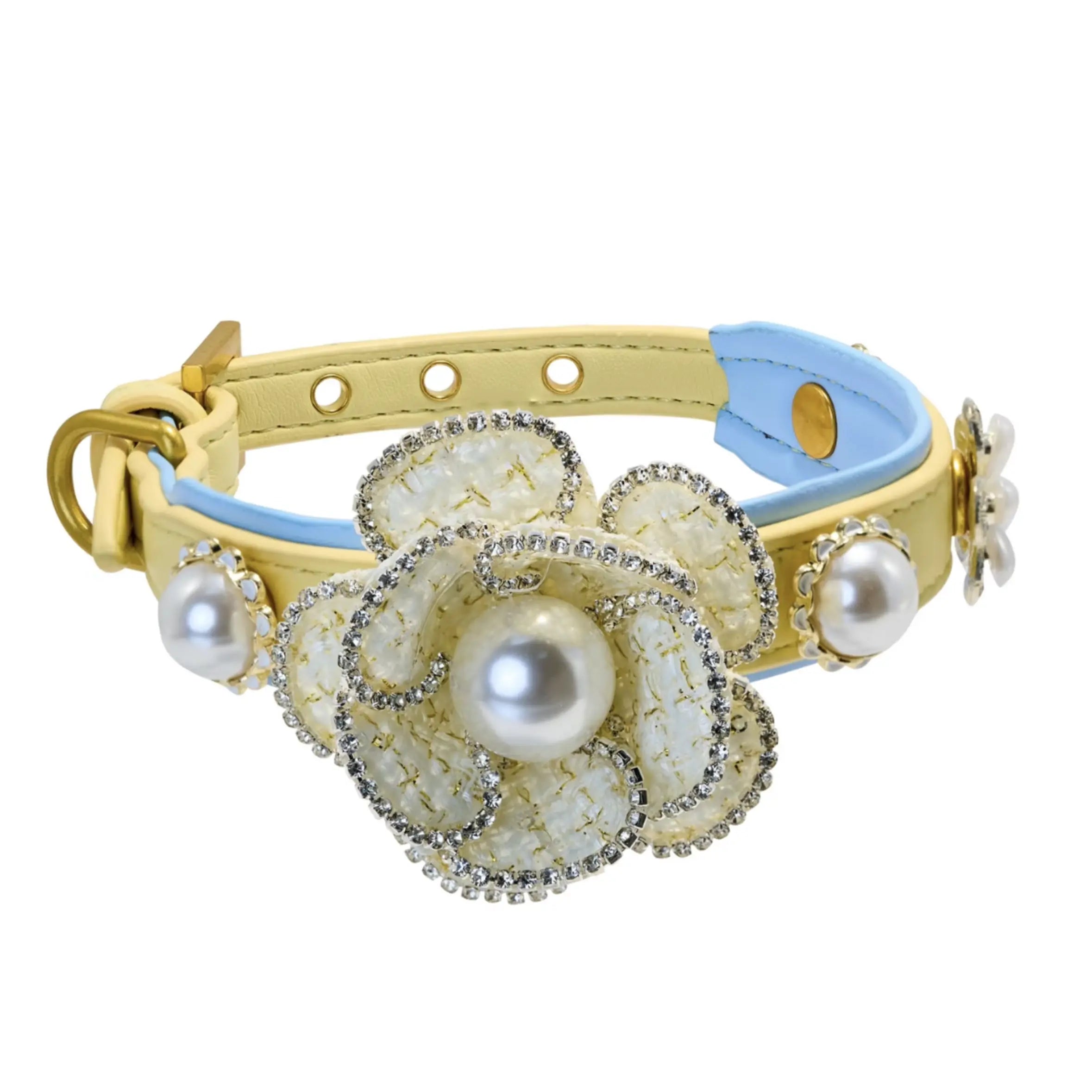 "Pure Camellia" Hand-crafted Pet Accessory