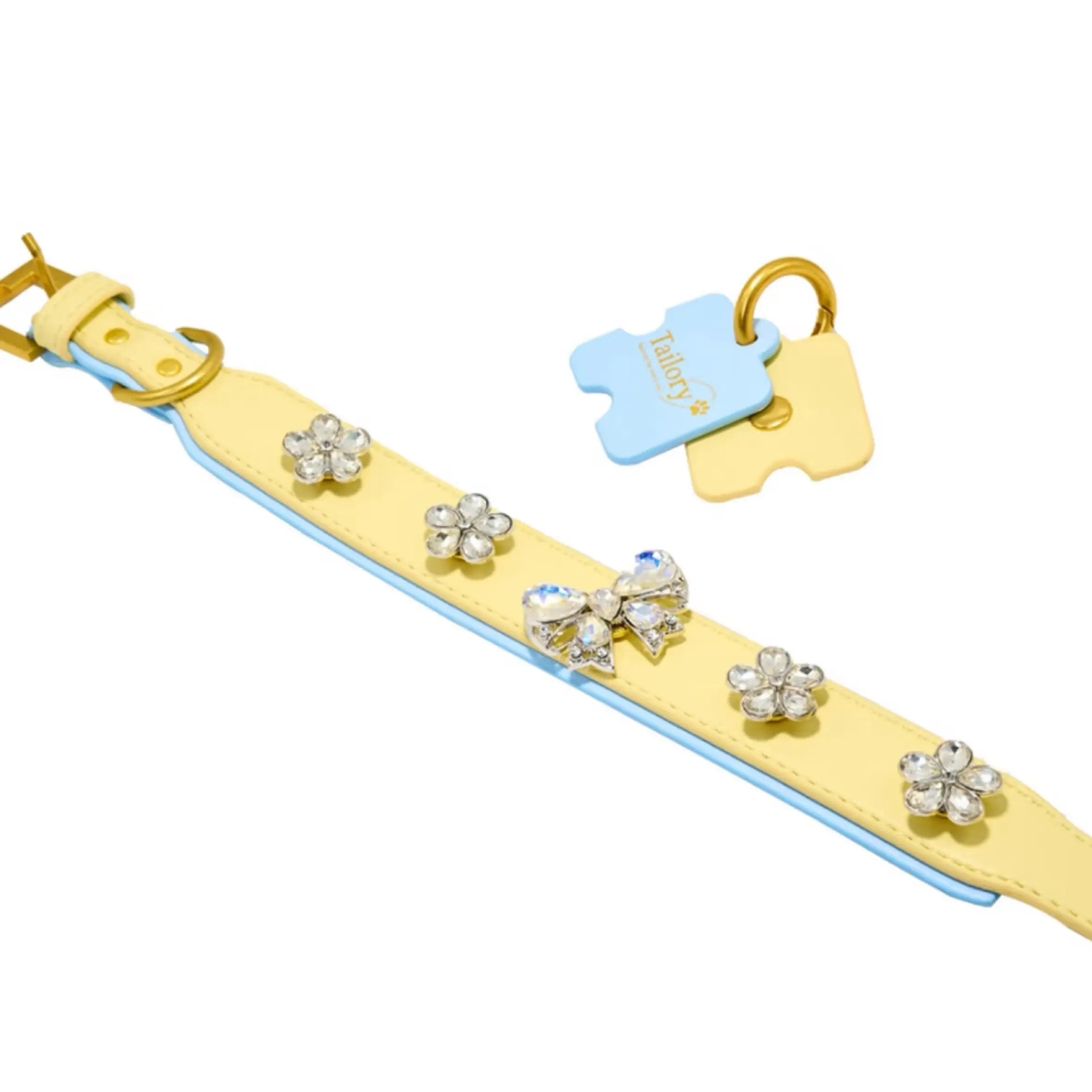 "Crystal Bloom" Hand-crafted Pet Accessory