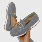 Woven Horsebit Slip-On Sneaker Loafer