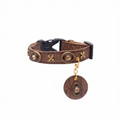 Star-Mark Brown Croc Pet Collar