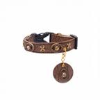 Star-Mark Brown Croc Pet Collar