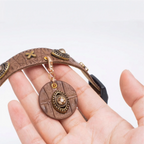 Star-Mark Brown Croc Pet Collar