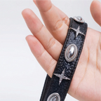 Black Sky & White Star Pet Collar