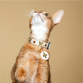 Star-Mark White Croc Pet Collar