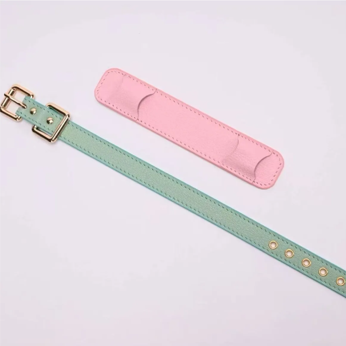 French Goatskin Cherry Pet Collar