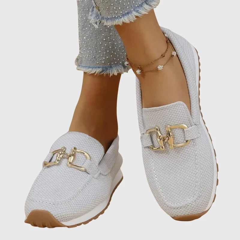 Woven Horsebit Slip-On Sneaker Loafer