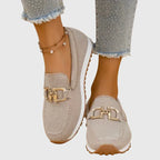 Woven Horsebit Slip-On Sneaker Loafer