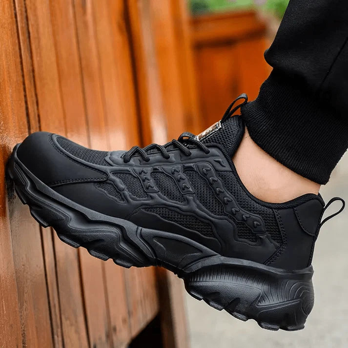 Men's Steel Toe Slip-Resistant Safety Shoes
