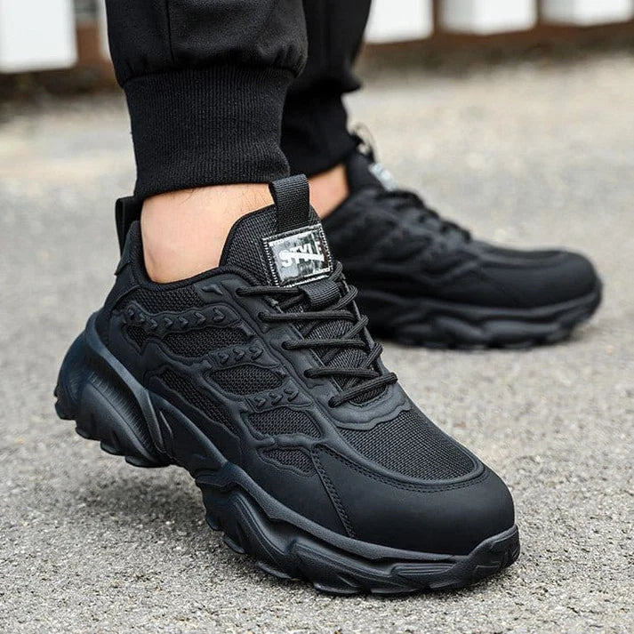 Men's Steel Toe Slip-Resistant Safety Shoes