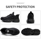 Men's Steel Toe Slip-Resistant Safety Shoes