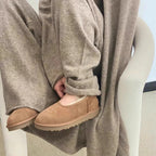Suede Shearling-Lined Ultra Mini Boot