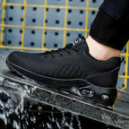 Men's Black Safety Work Shoes | Lightweight