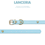 Lanceria Crystal Leather Collar