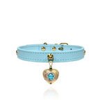 Lanceria Crystal Leather Collar