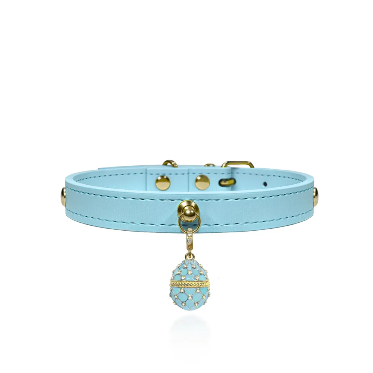 Lanceria Crystal Leather Collar