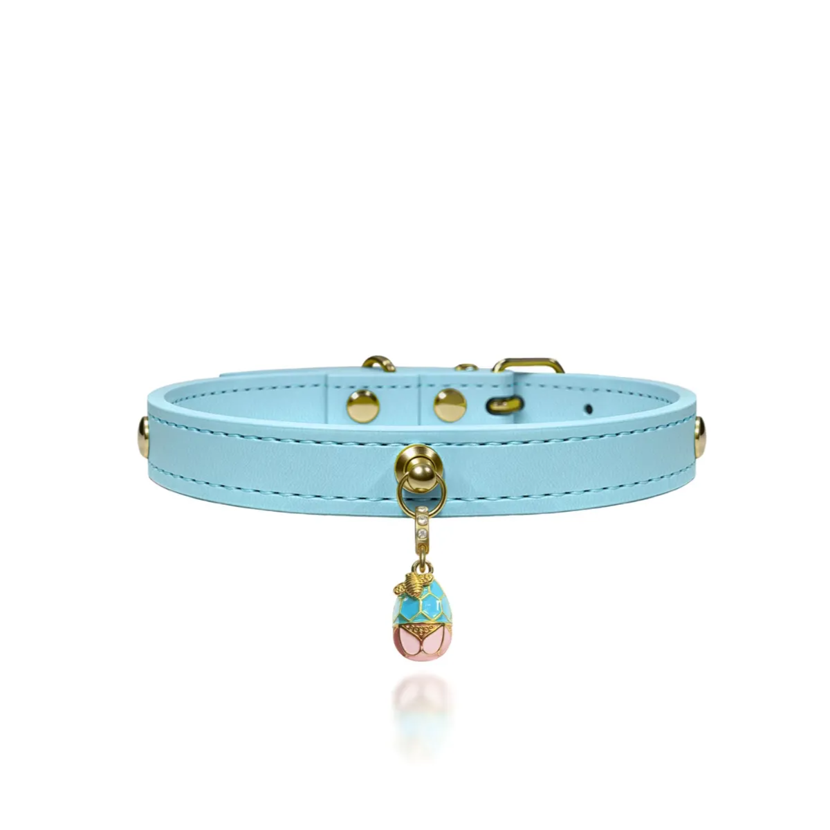 Lanceria Crystal Leather Collar